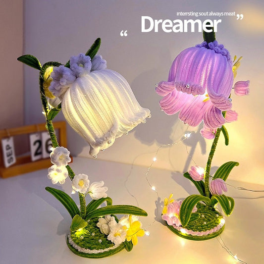DIY Pipeel Lily-of-the-Valley Flower Lamp