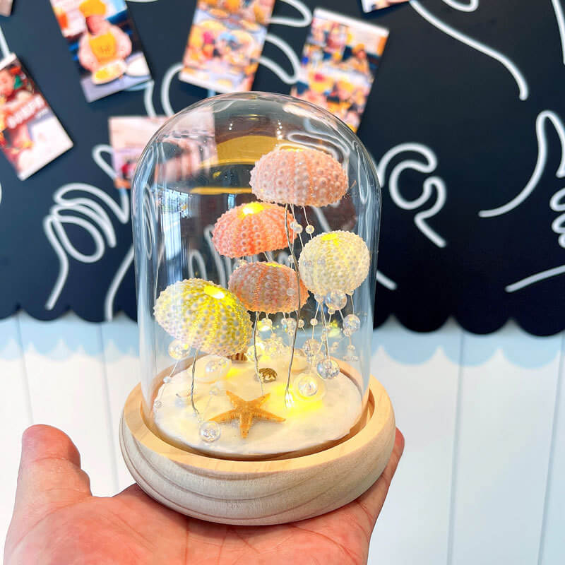 Veilleuse oursin DIY