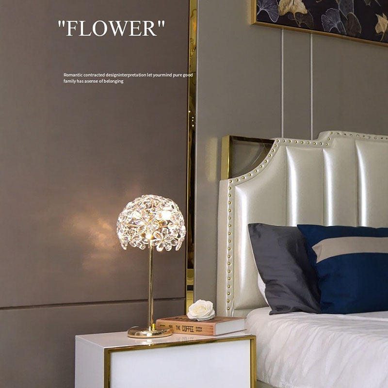 Dandelion Crystal Table Lamp