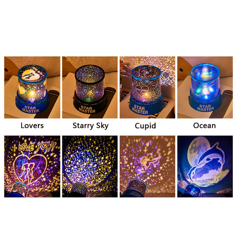 Creative Rotating Starry Sky Projection Lamp