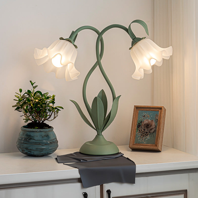 Double-Headed Lily-of-the-Valley Table Lamp