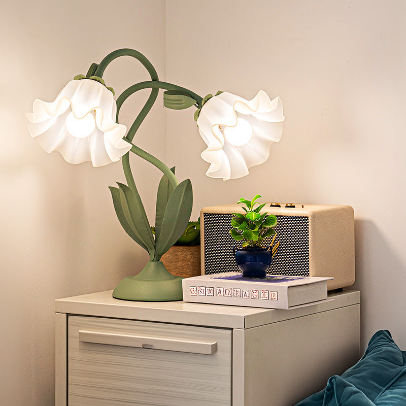Double-Headed Lily-of-the-Valley Table Lamp