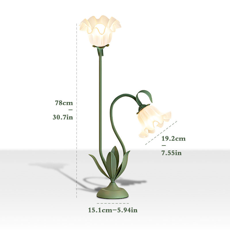 Double-Headed Lily-of-the-Valley Table Lamp