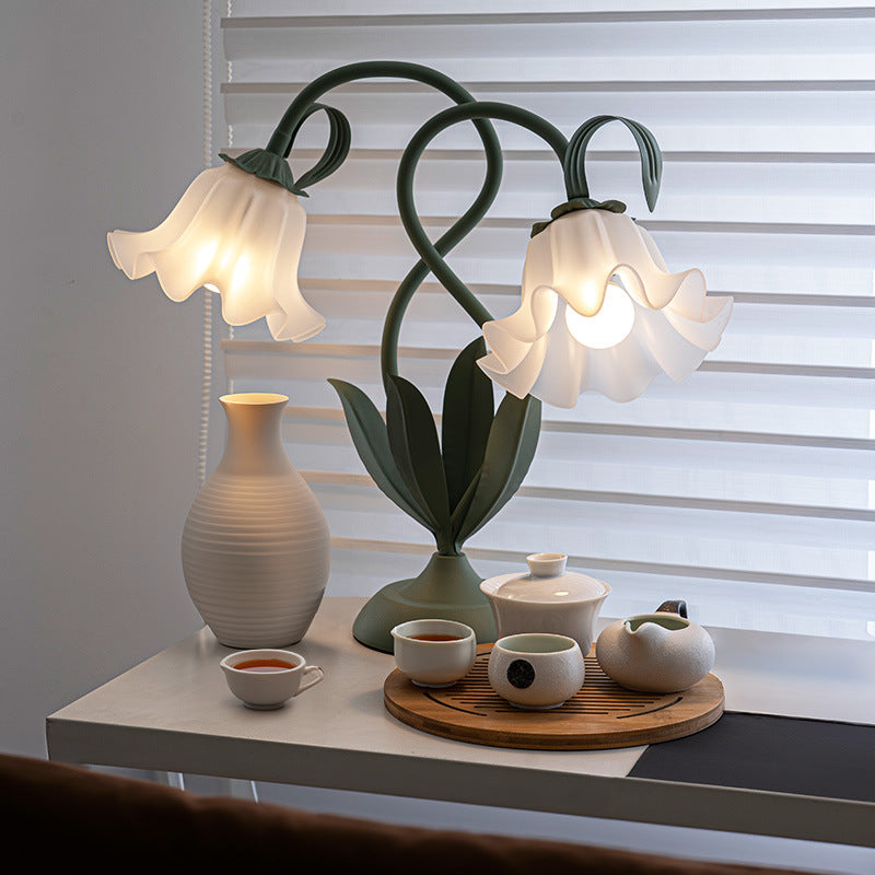 Double-Headed Lily-of-the-Valley Table Lamp