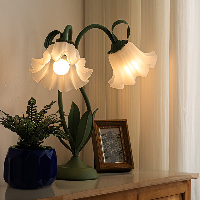 Double-Headed Lily-of-the-Valley Table Lamp