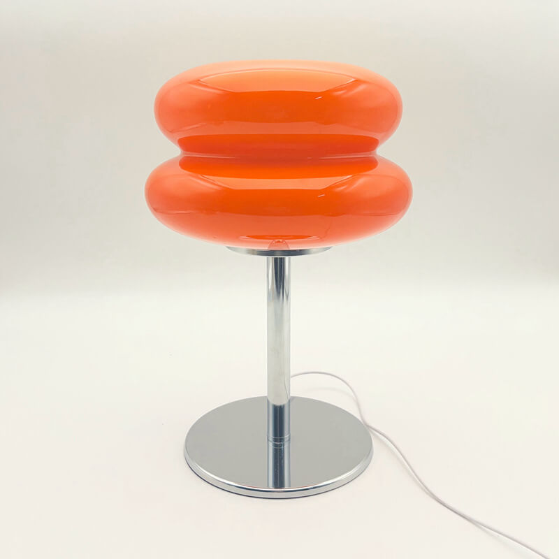 Double-layer Egg Tart Glass Table Lamp