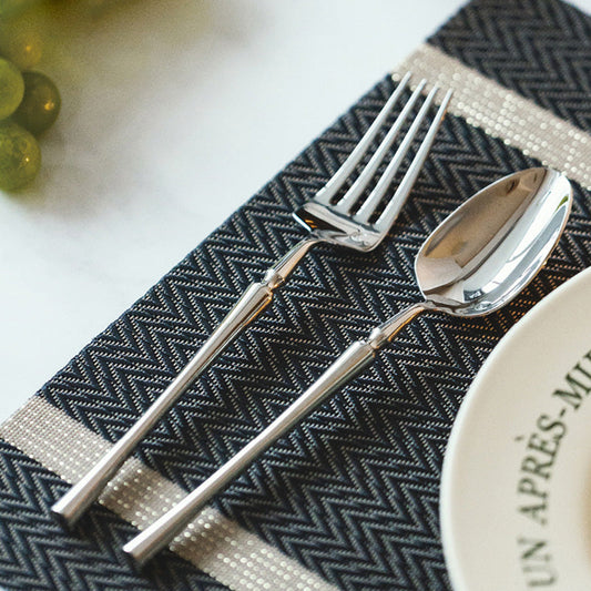 Elegant Stainless Steel Flatware 4 Pcs Set