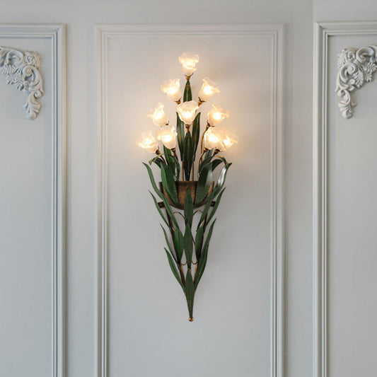 Exquisite Flower Bouquet Wall Lamp