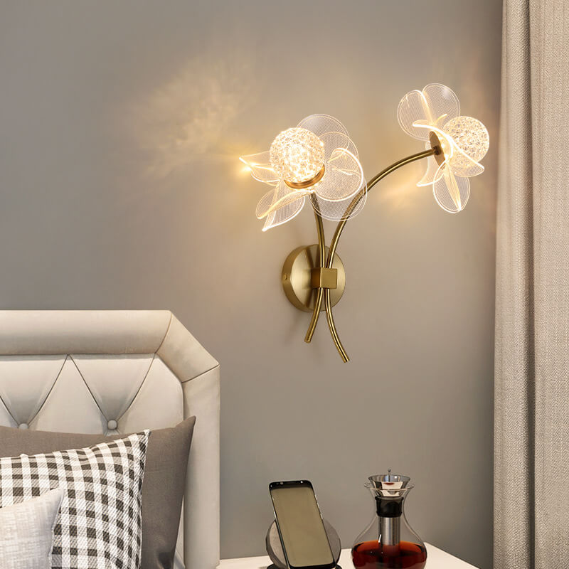 Exquisite LED Flower Wall Lamp