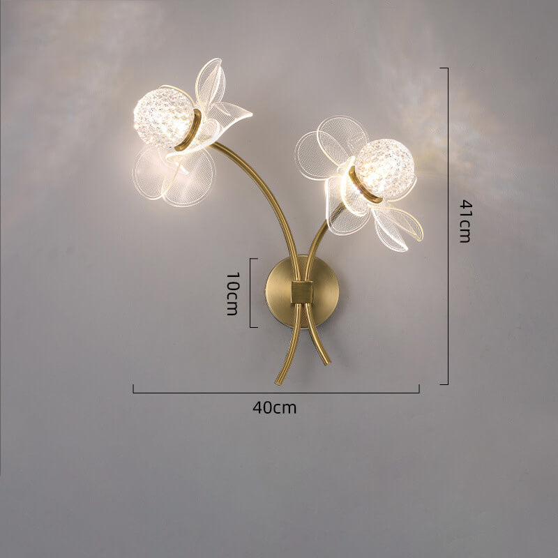 Exquisite LED Flower Wall Lamp