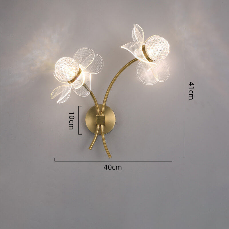 Exquisite LED Flower Wall Lamp