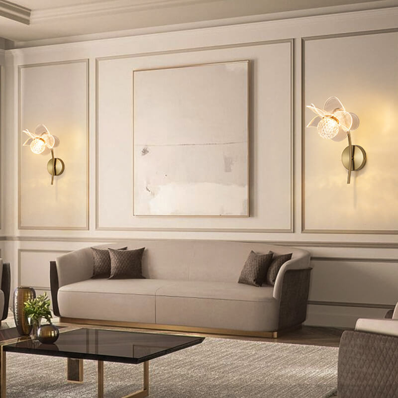 Exquisite LED Flower Wall Lamp