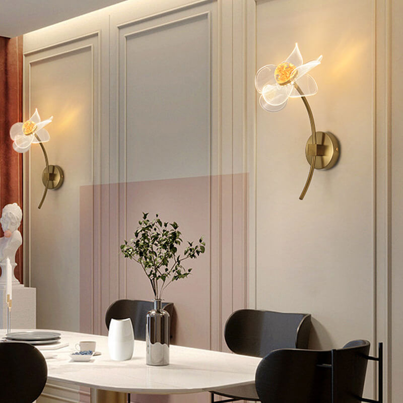 Exquisite LED Flower Wall Lamp