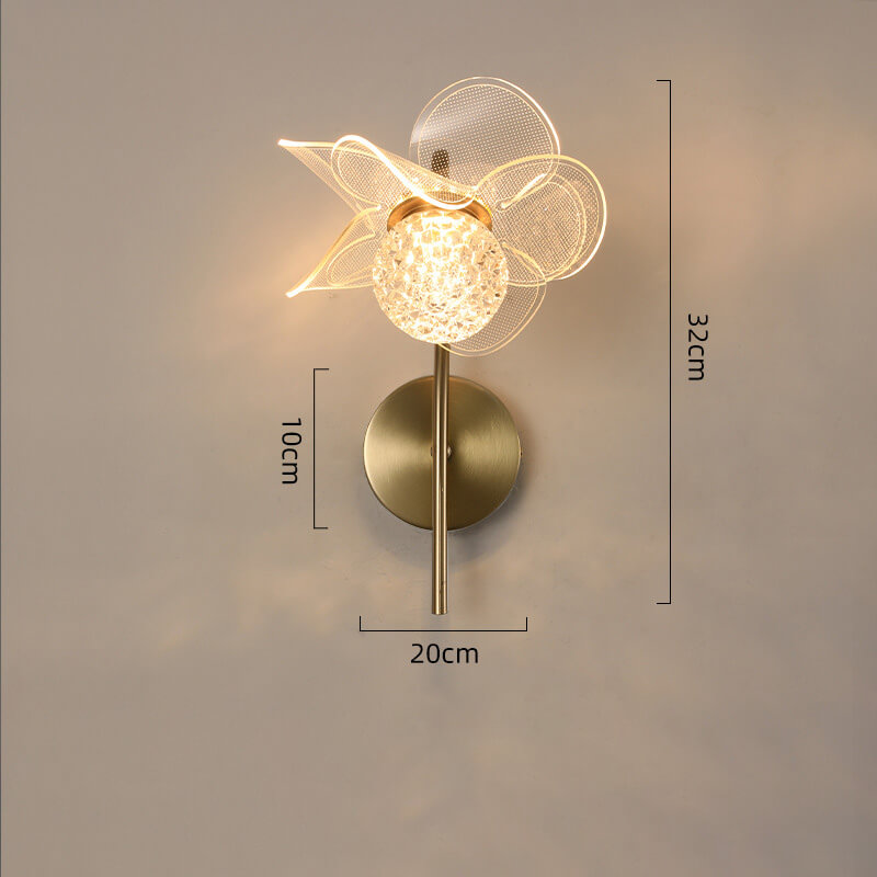 Exquisite LED Flower Wall Lamp