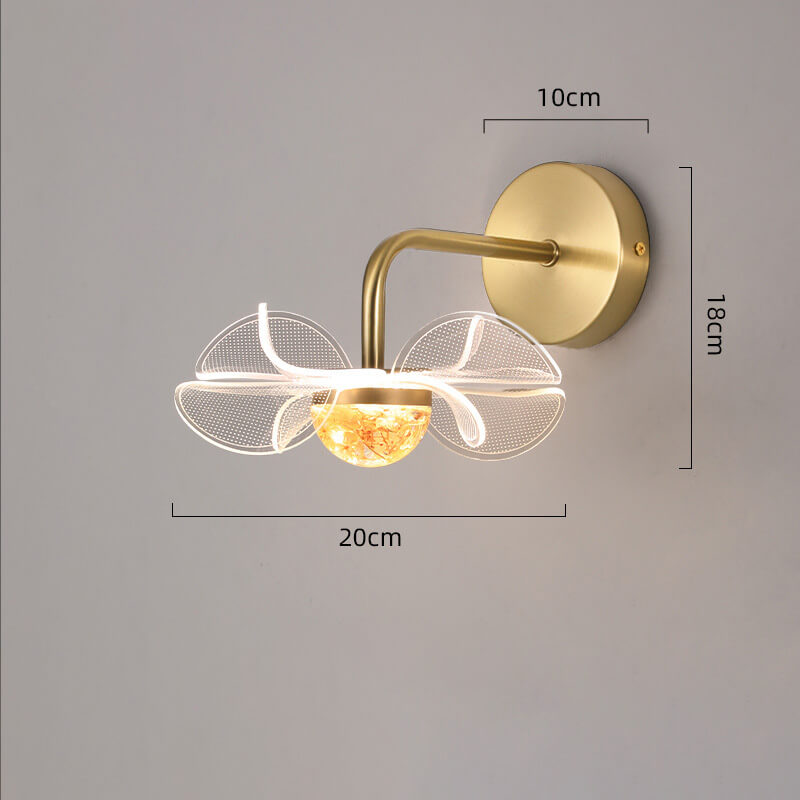 Exquisite LED Flower Wall Lamp
