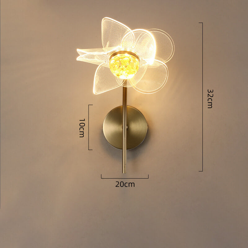 Exquisite LED Flower Wall Lamp