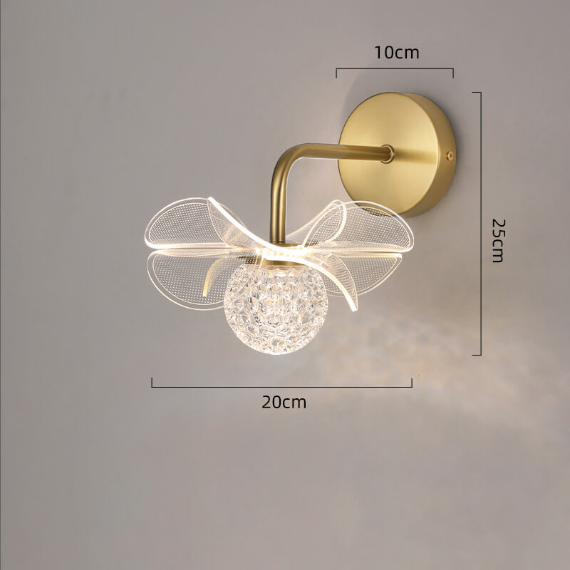 Exquisite LED Flower Wall Lamp