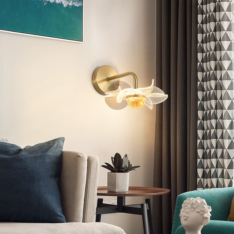 Exquisite LED Flower Wall Lamp
