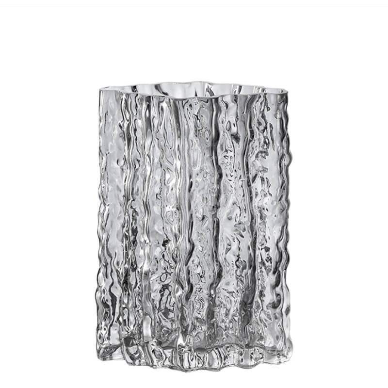 Vase glacier extrêmement gelé