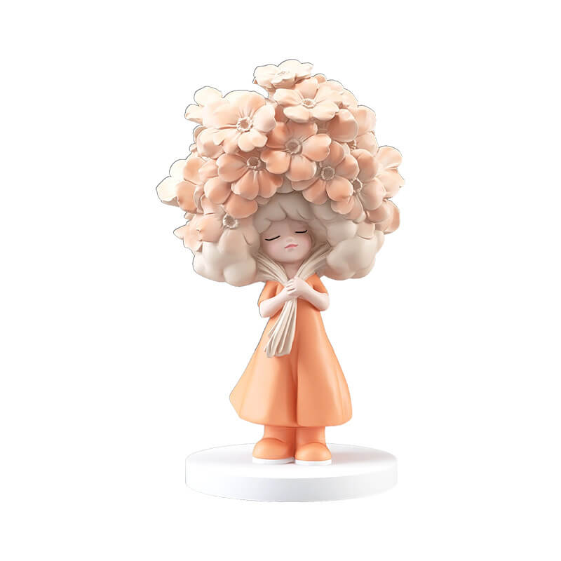 Blumenmädchen-Desktop-Ornamente
