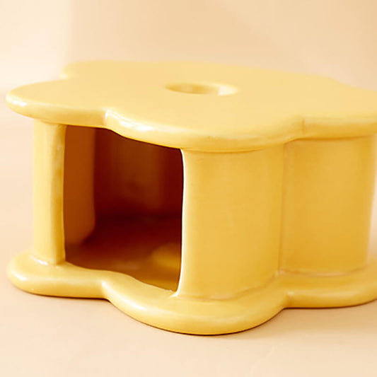 Spring Flower Shape Ceramic Vase