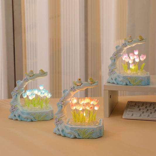 Flower&Bird Tulip Night Light
