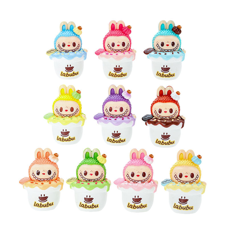Frappuccino Labubu Mini Cute Doll