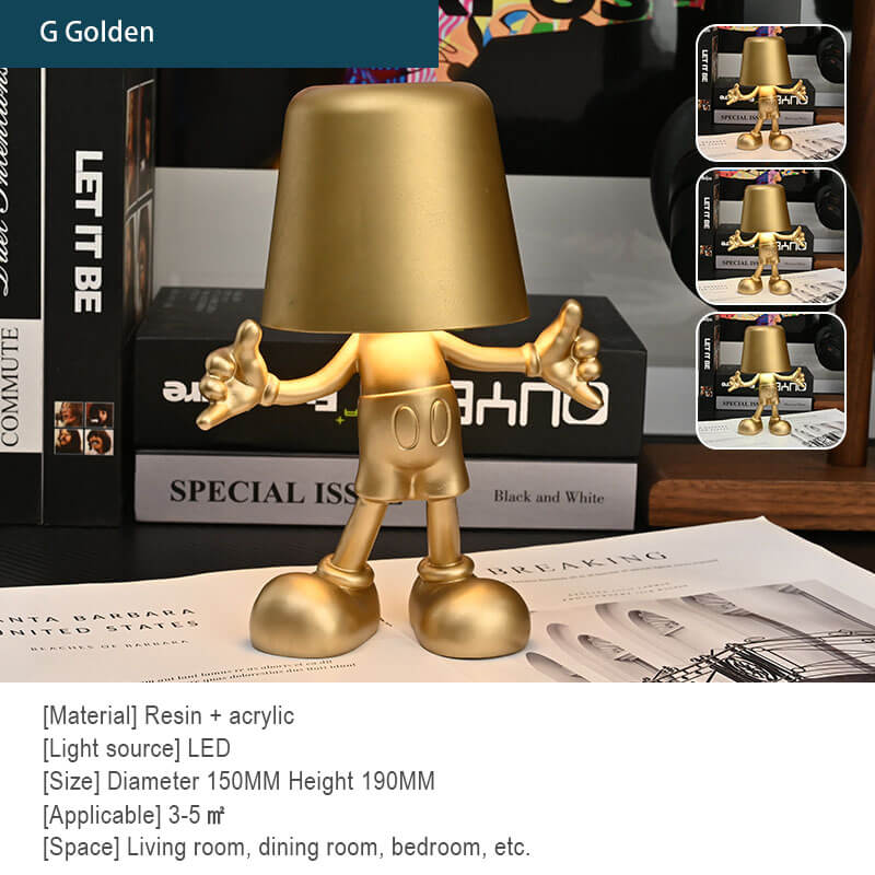 Lampe de bureau à chargement tactile Little Golden Man