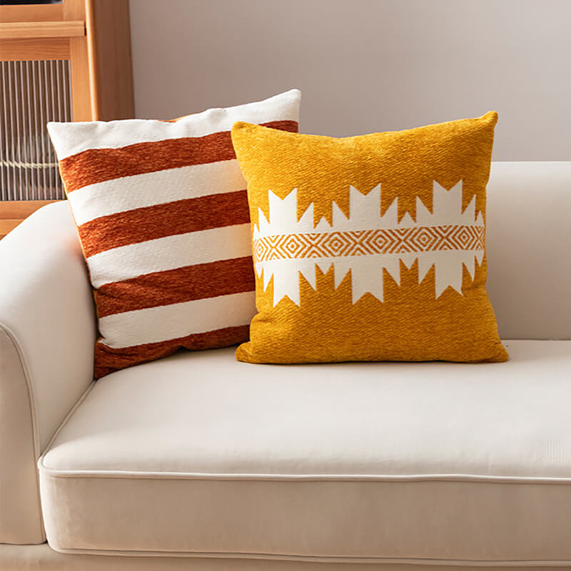 Geometric Pattern Throw Pillow Cover