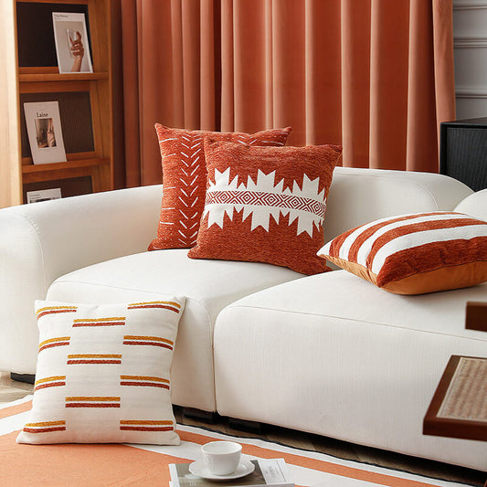 Geometric Pattern Throw Pillow Cover