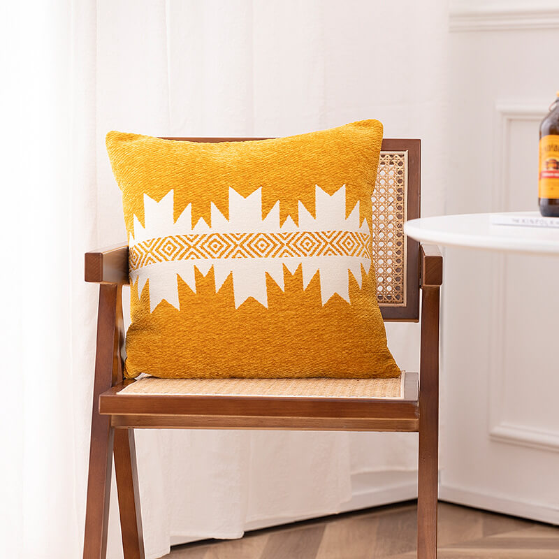 Geometric Pattern Throw Pillow Cover