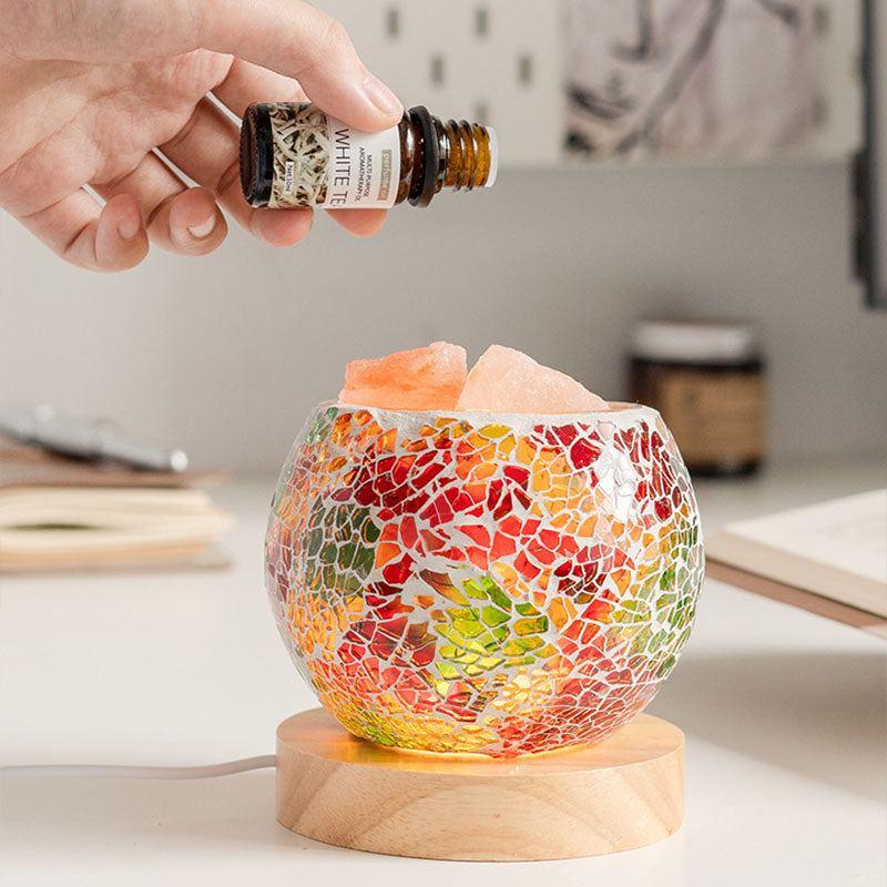 Glass Crack Aromatherapy Lamp