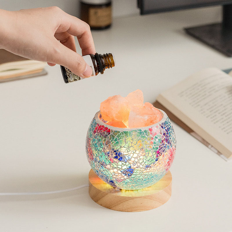 Glass Crack Aromatherapy Lamp