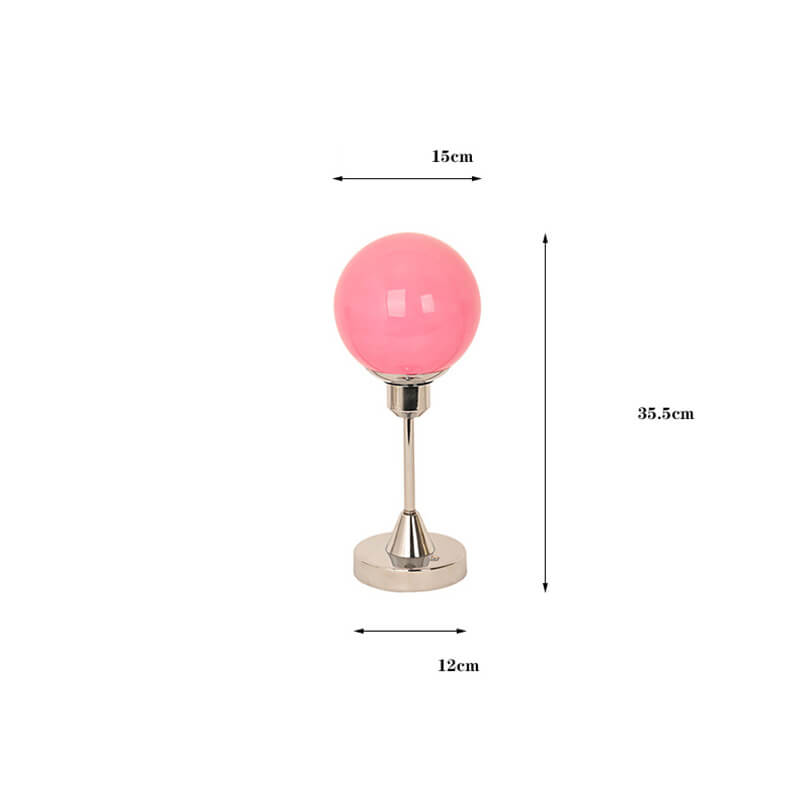 Glass Lollipop Table Lamp