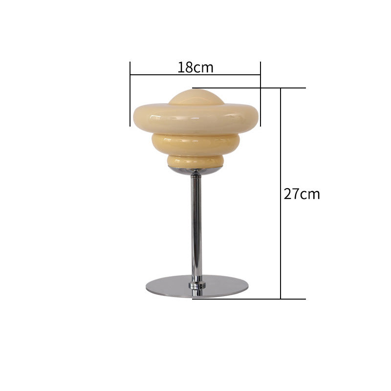 Glass Mushroom Table Lamp