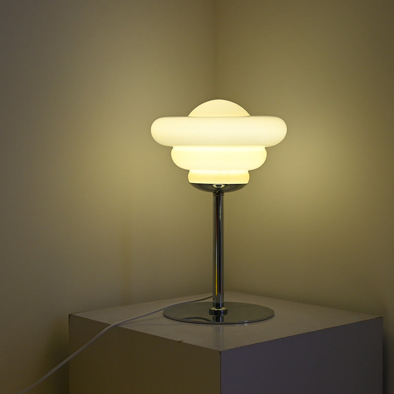 Glass Mushroom Table Lamp
