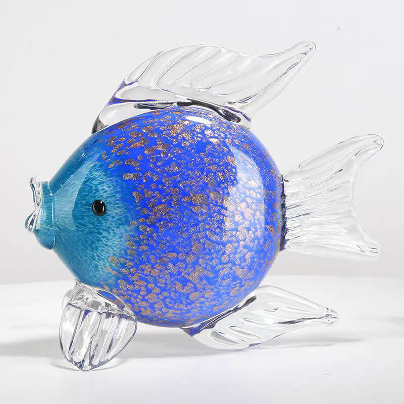 Glasur Bunte Fisch Ornamente
