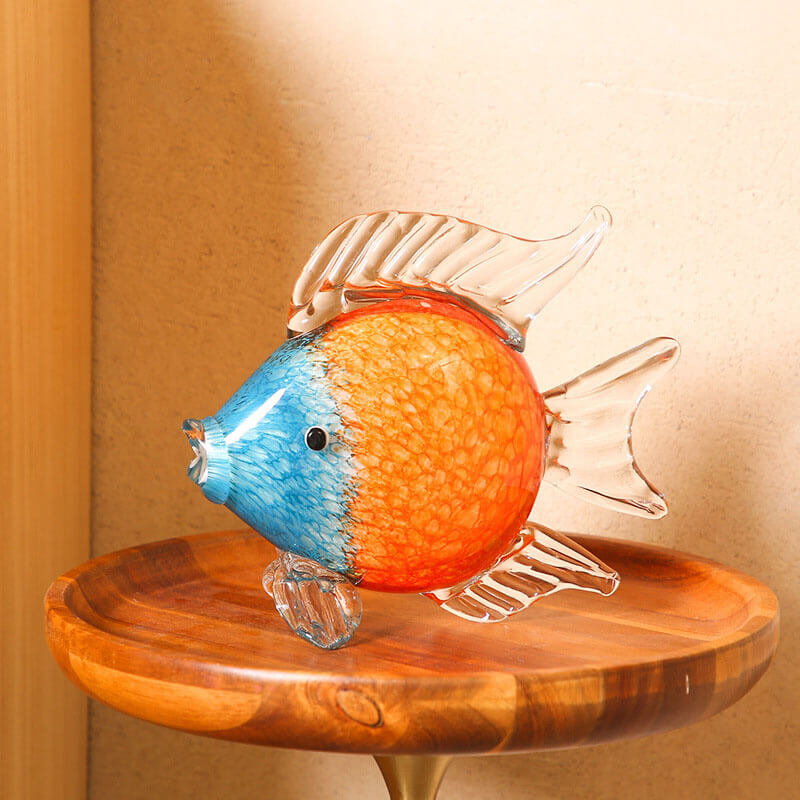 Glasur Bunte Fisch Ornamente