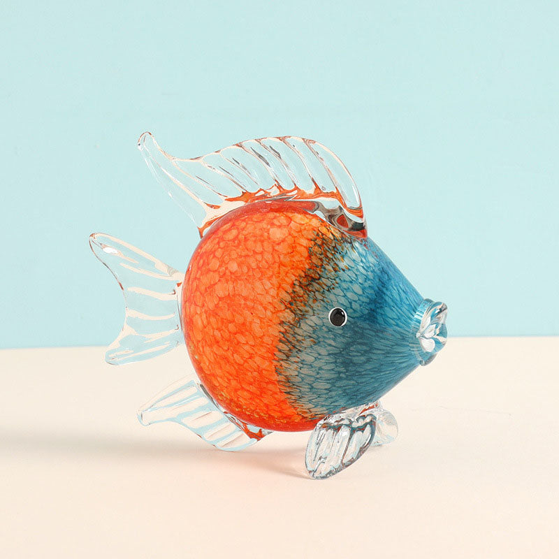 Glasur Bunte Fisch Ornamente