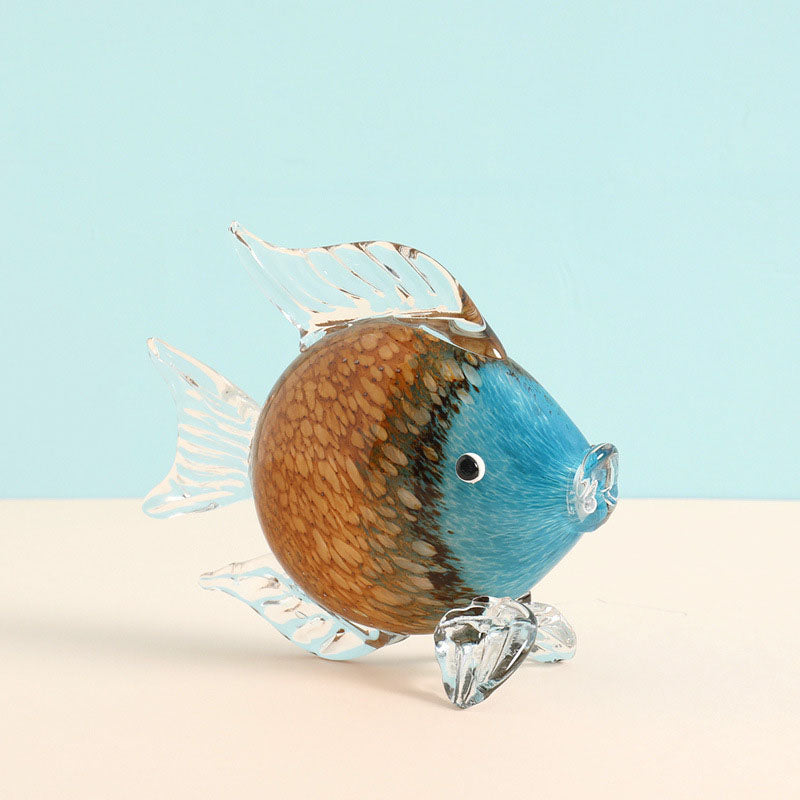 Glasur Bunte Fisch Ornamente