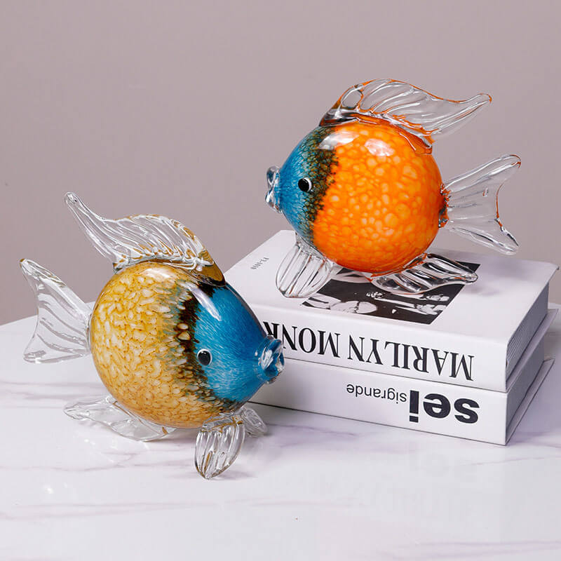 Glasur Bunte Fisch Ornamente