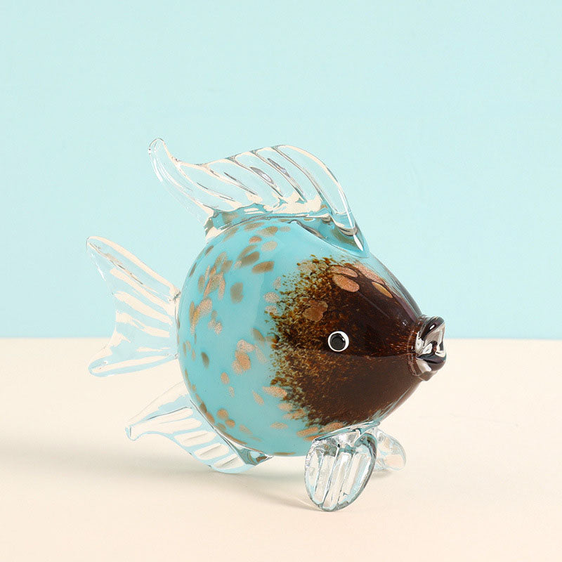 Glasur Bunte Fisch Ornamente
