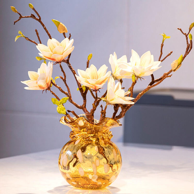 Vase porte-bonheur émaillé
