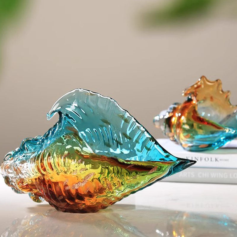 Glasiertes Muschelornament