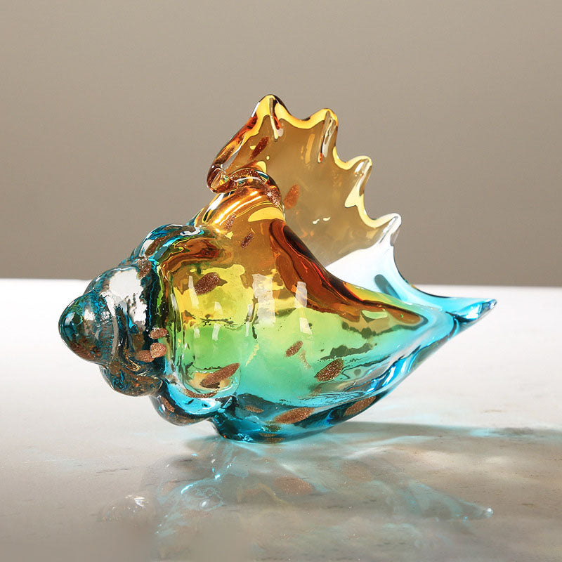Glasiertes Muschelornament