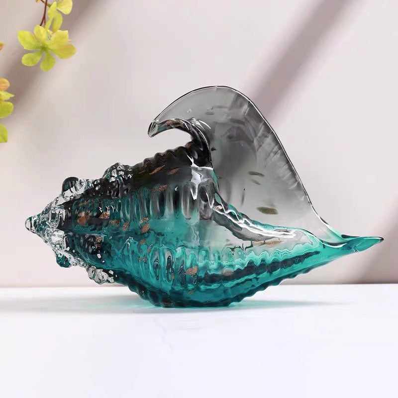 Glasiertes Muschelornament