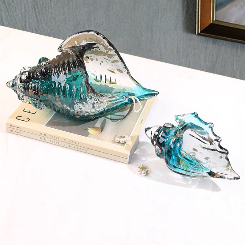 Glasiertes Muschelornament