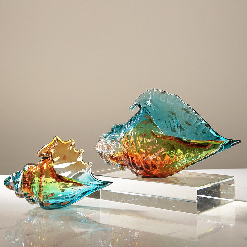 Glasiertes Muschelornament