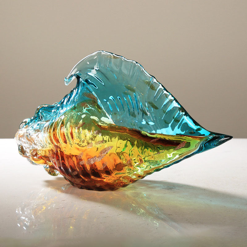 Glasiertes Muschelornament