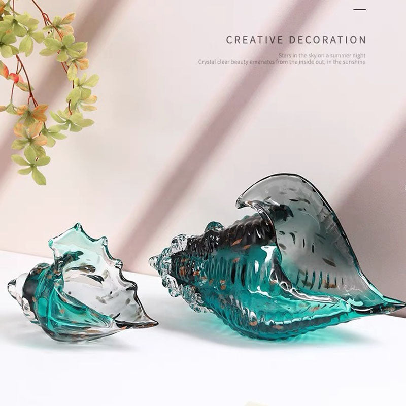 Glasiertes Muschelornament